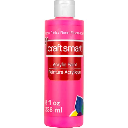 Michaels, 8oz. Neon Acrylic Paint by Craft Smart® – Category: Acrylic Craft Paints